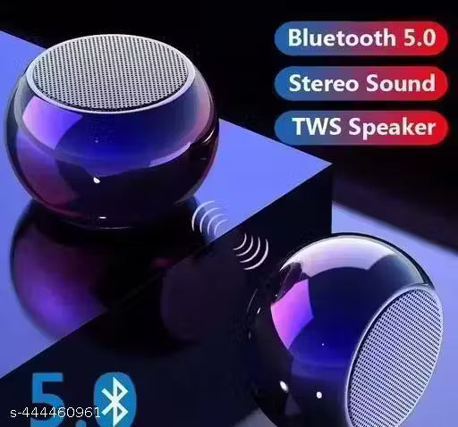 Mini TWS Bluetooth Speaker with Stereo Sound & Deep Bass | Portable Wireless Speaker with Bluetooth 5.0, 10m Range & IPX4 Water Resistance