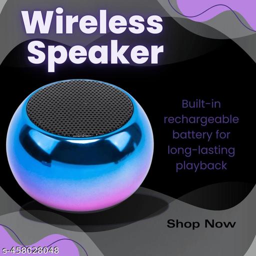 Mini TWS Bluetooth Speaker with Stereo Sound & Deep Bass | Portable Wireless Speaker with Bluetooth 5.0, 10m Range & IPX4 Water Resistance